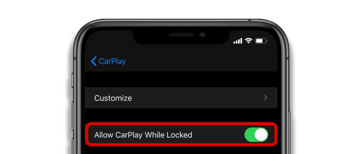 Allow CarPlay While Locked