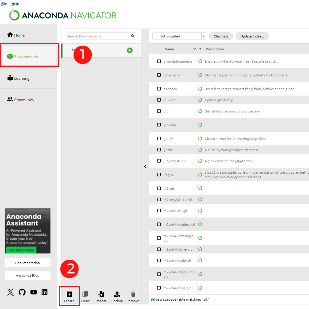 Create New Environment In Anaconda