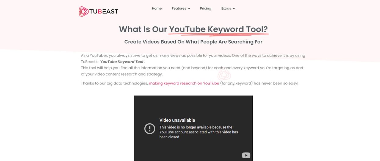 TuBeast youtube tags generator