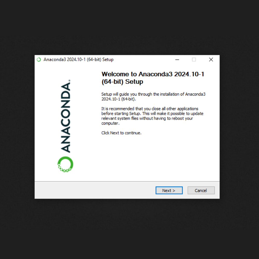 Unpacking Anaconda Installer On Your Computer